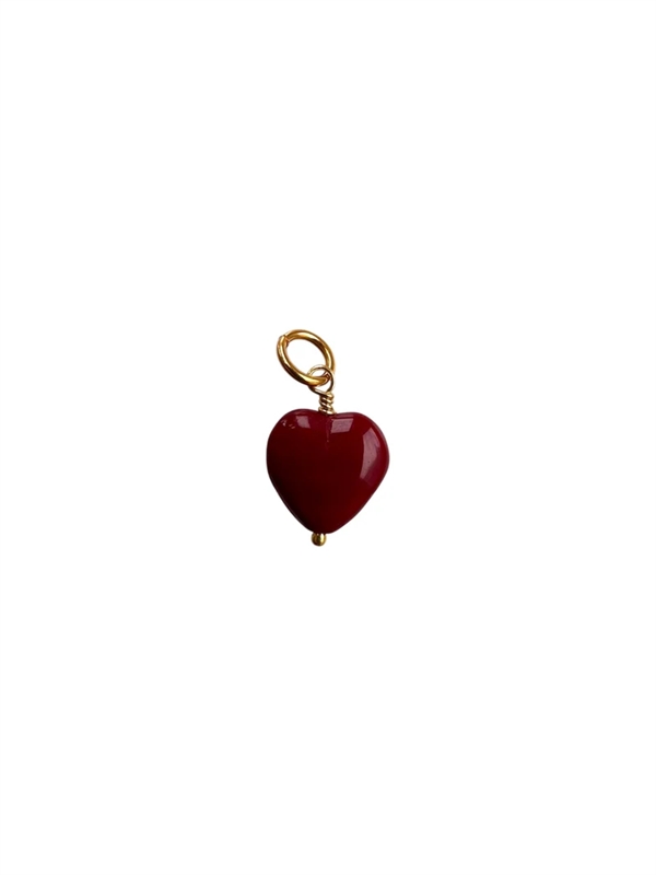 Pico French Heart Pendant - FG Wine